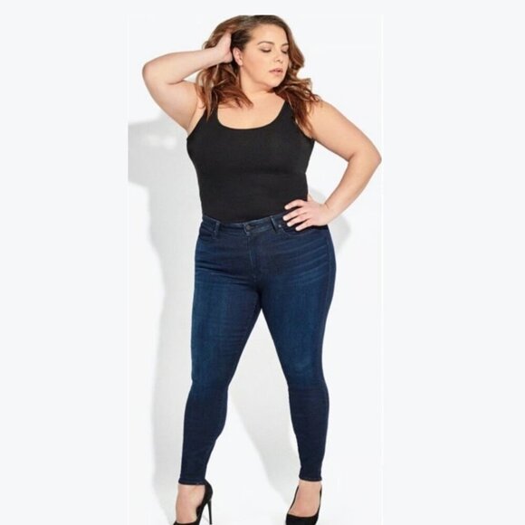 AYR The Hi-Rise Skinny Dark Indigo Wash 28 x 28 #7959 - Picture 1 of 15
